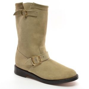 AYAKAbi Engineer Tan Moto Boots UK 4 England
